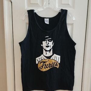 The Warriors Baseball Furies Black Graphic Tank Top